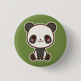 Badge Rond 2,50 Cm Bouton de panda