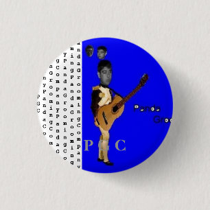 Badge Rond 2,50 Cm Bouton de Panda Grooming Company