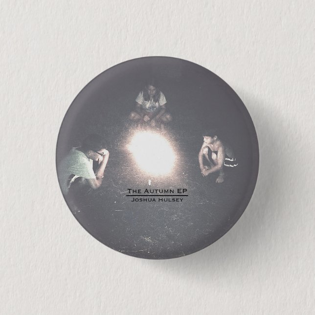 Badge Rond 2,50 Cm Bouton de PE d'automne (Devant)
