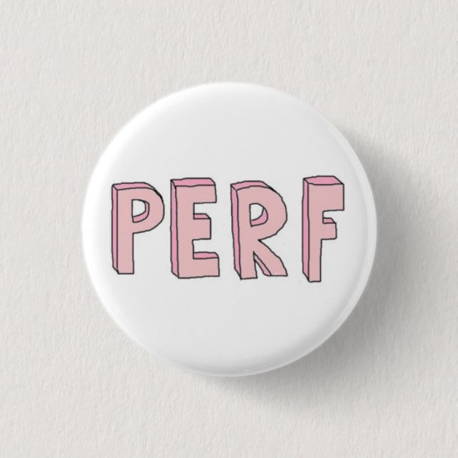Badge Rond 2,50 Cm Bouton de perforation (Devant)