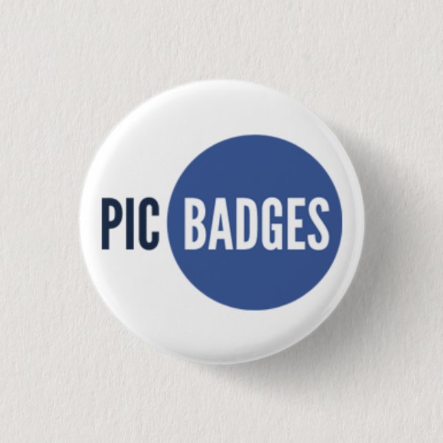 Badge Rond 2,50 Cm Bouton de PicBadges (Devant)