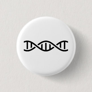 Badge Rond 2,50 Cm Bouton de pictogramme de "ADN"