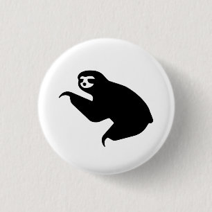 Badge Rond 2,50 Cm Bouton de pictogramme de "paresse"