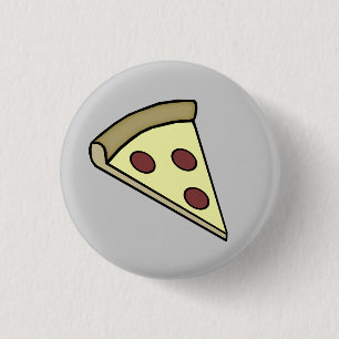 Badge Rond 2,50 Cm Bouton de pizza