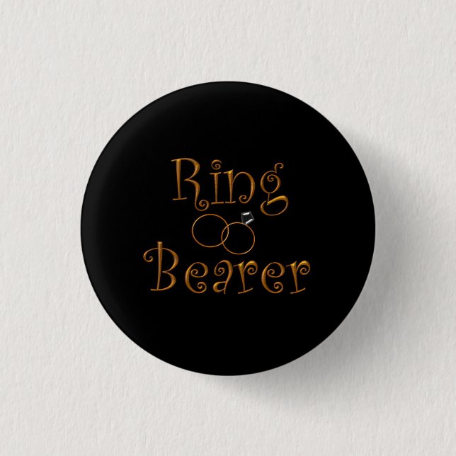Badge Rond 2,50 Cm Bouton de porteur d'alliances (Devant)