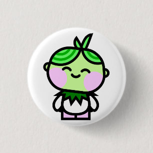 Badge Rond 2,50 Cm Bouton de pousse de Pookah