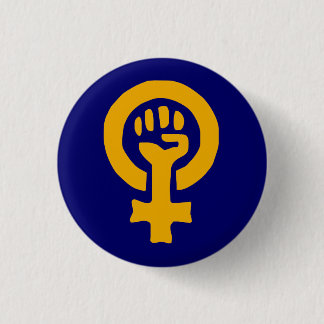 Badge Rond 2,50 Cm Bouton de puissance de femme