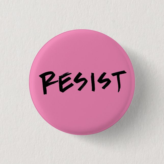 Badge Rond 2,50 Cm Bouton de résistance, petit (Devant)