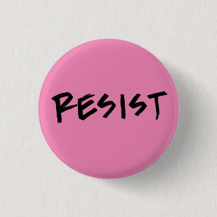 Badge Rond 2,50 Cm Bouton de résistance - Petit