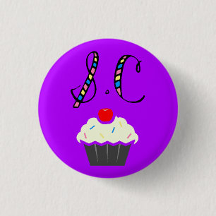 Badge Rond 2,50 Cm Bouton de Saricakes S.C