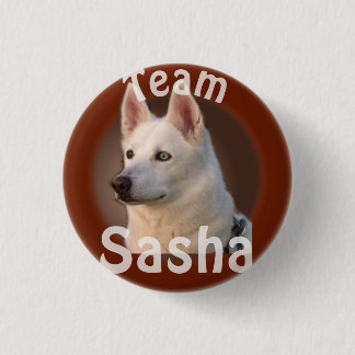 Badge Rond 2,50 Cm Bouton de Sasha d'équipe