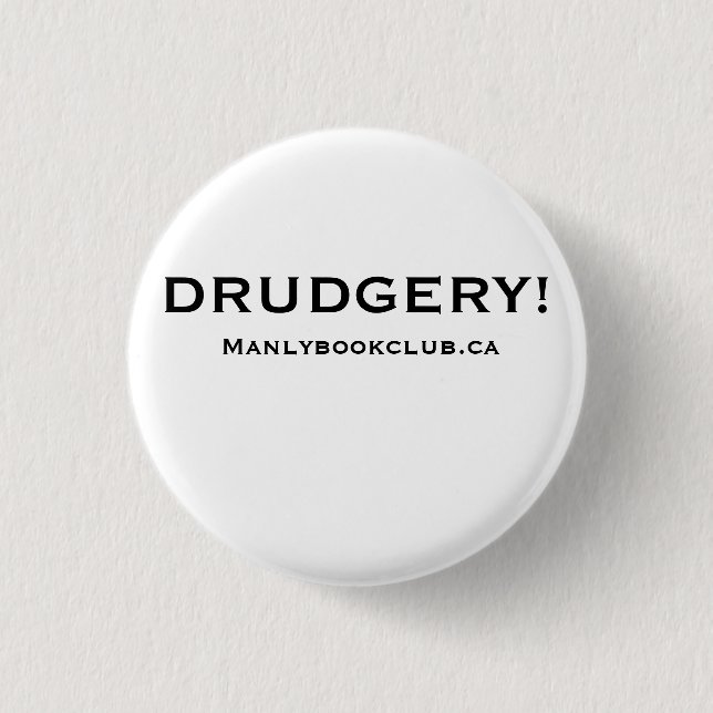 Badge Rond 2,50 Cm Bouton de servitude (Devant)
