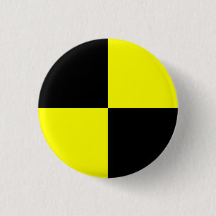 Badge Rond 2,50 Cm Bouton de simulacre d'essai d'accident