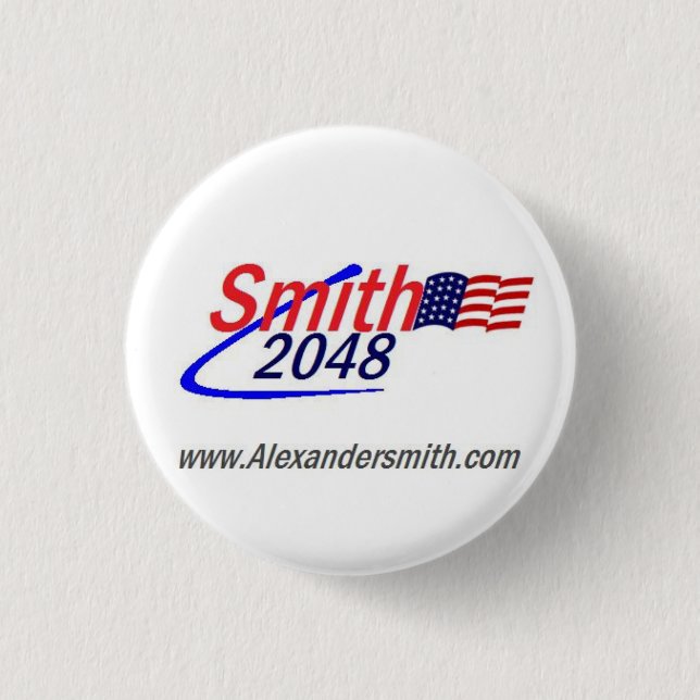 Badge Rond 2,50 Cm Bouton de Smith 2048 (Devant)
