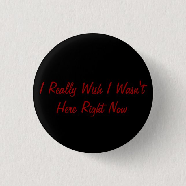 Badge Rond 2,50 Cm Bouton de souhait (Devant)