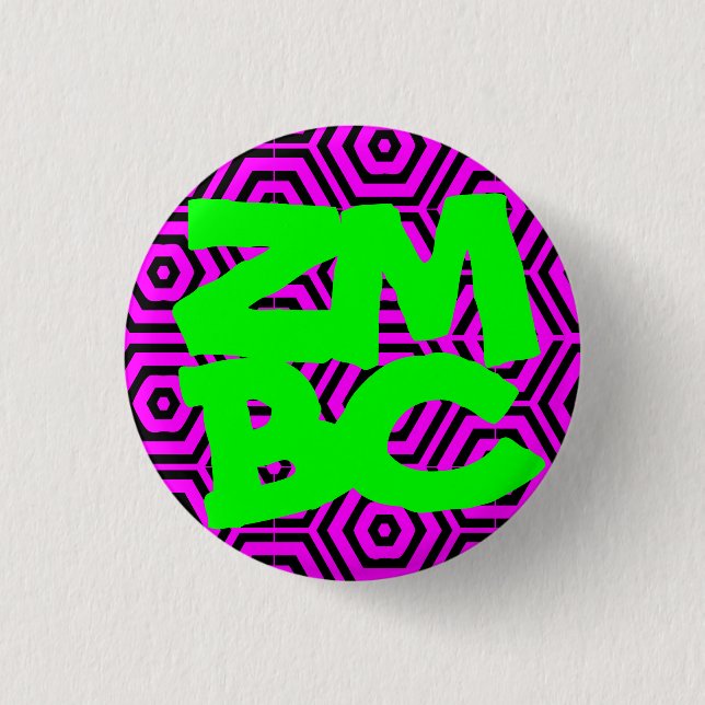 BADGE ROND 2,50 CM BOUTON DE SOUTIEN DE ZBMC (Devant)