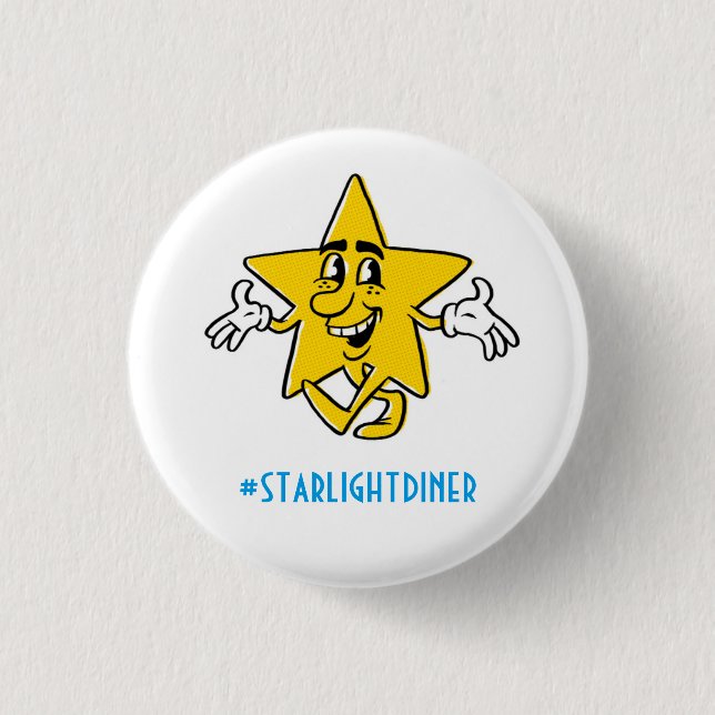 Badge Rond 2,50 Cm Bouton de Stan Starlight (Devant)