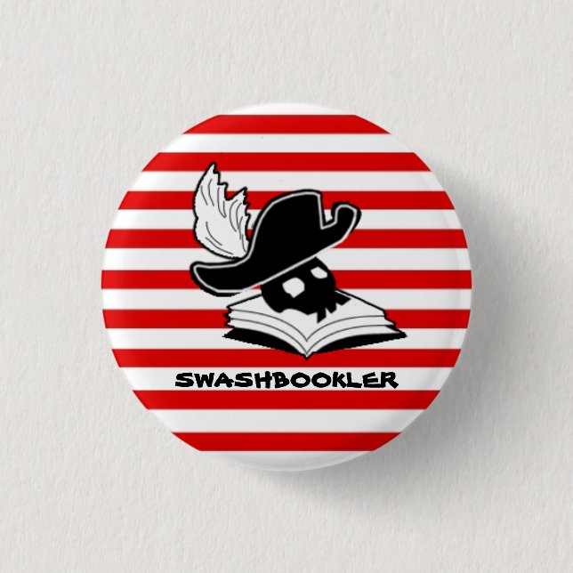 Badge Rond 2,50 Cm Bouton de Swashbookler (Devant)