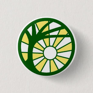 Badge Rond 2,50 Cm Bouton de symbole d'Atheopagan