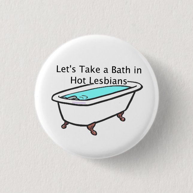 Badge Rond 2,50 Cm Bouton de temps de Bath ! (Devant)