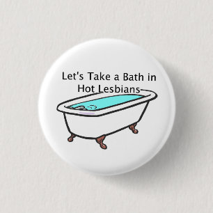 Badge Rond 2,50 Cm Bouton de temps de Bath !