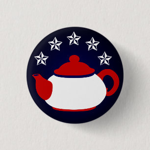 Badge Rond 2,50 Cm Bouton de thé