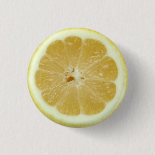 Badge Rond 2,50 Cm Bouton de tranche de citron