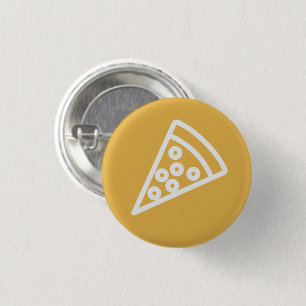 Badge Rond 2,50 Cm Bouton de tranche o' Pizza