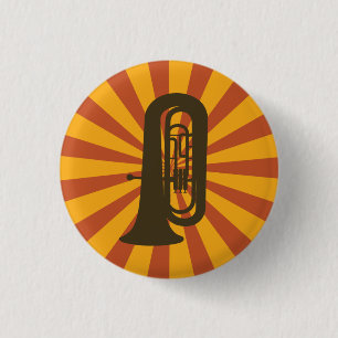 Badge Rond 2,50 Cm Bouton de tuba