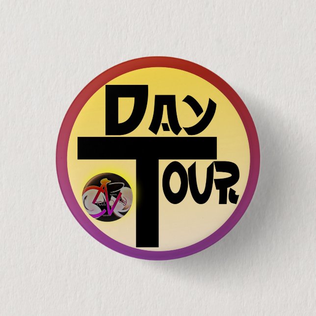 Badge Rond 2,50 Cm Bouton de visite de jour de CycleNuts (Devant)