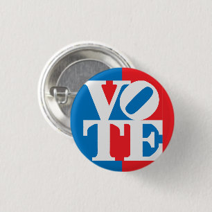 Badge Rond 2,50 Cm Bouton de vote