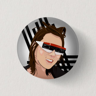 Badge Rond 2,50 Cm Bouton de Wahnie
