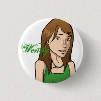 Badge Rond 2,50 Cm Bouton de Wendy