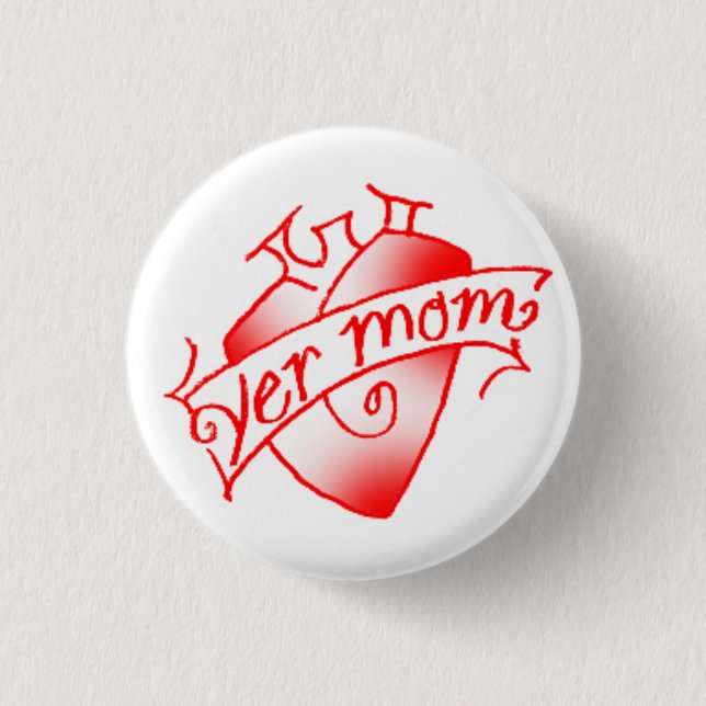Badge Rond 2,50 Cm bouton de yermom (Devant)