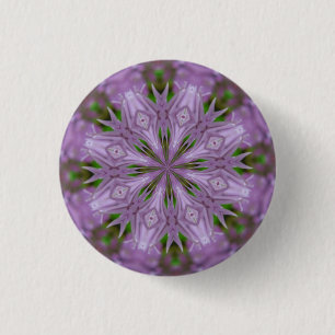 Badge Rond 2,50 Cm Bouton d'éclaboussure de lavande
