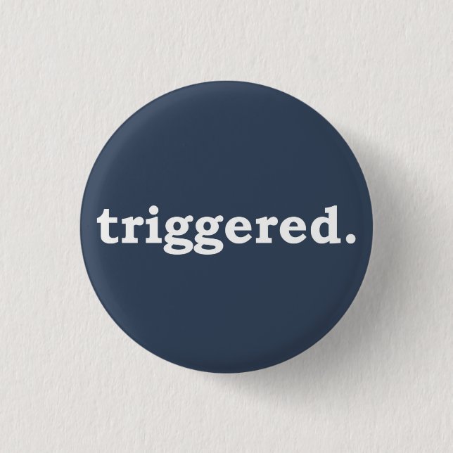 Badge Rond 2,50 Cm Bouton déclenché (Devant)