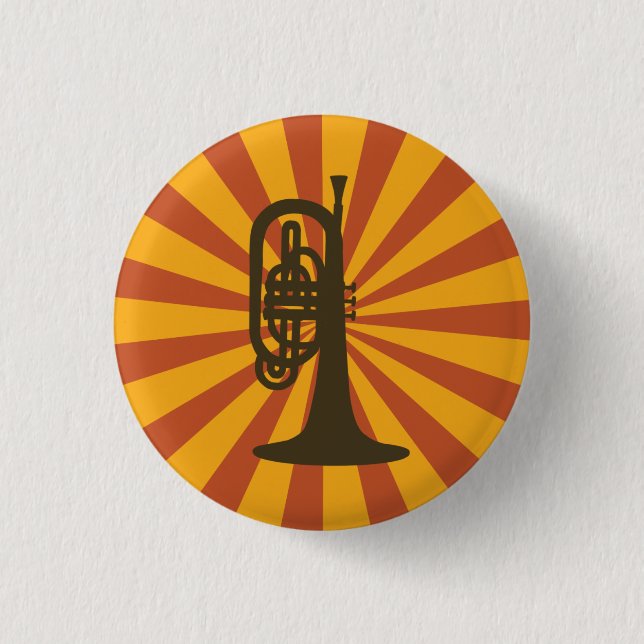 Badge Rond 2,50 Cm Bouton Démarrage du microphone (Devant)