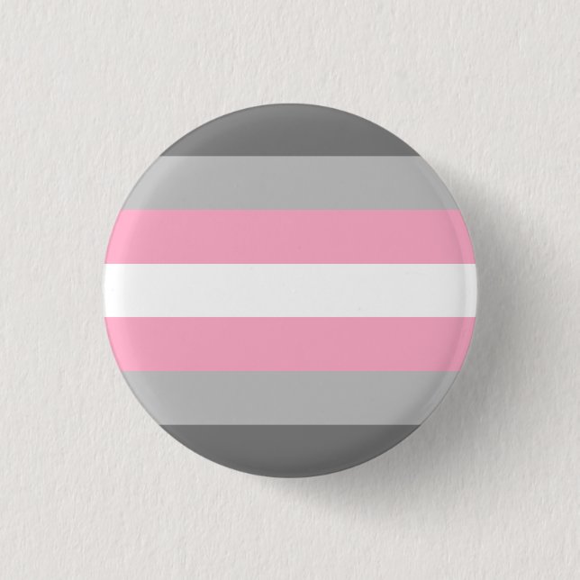 Badge Rond 2,50 Cm Bouton Demigirl (Devant)