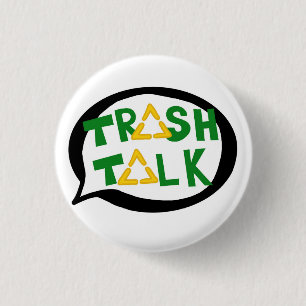 Badge Rond 2,50 Cm Bouton d'entretien de déchets