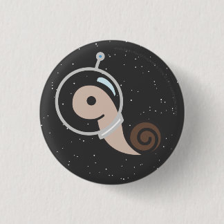 Badge Rond 2,50 Cm Bouton d'escargot de l'espace