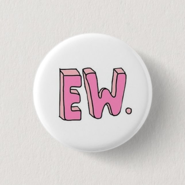 Badge Rond 2,50 Cm Bouton d'Ew (Devant)