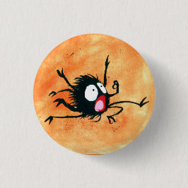 Badge Rond 2,50 Cm Bouton d'Halloween ! Spooked Little Spider !