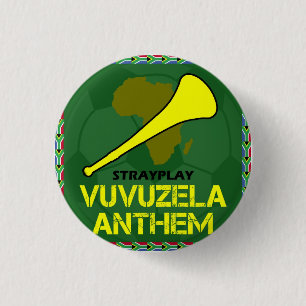 Badge Rond 2,50 Cm Bouton d'hymne de Vuvuzela (SML)