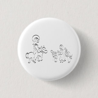 Badge Rond 2,50 Cm Bouton d'illustration du texte biblique
