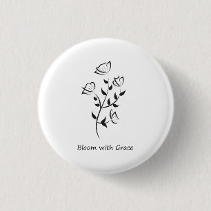 Badge Rond 2,50 Cm Bouton d'illustration du texte biblique