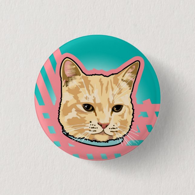 Badge Rond 2,50 Cm Bouton d'imbécile (Devant)