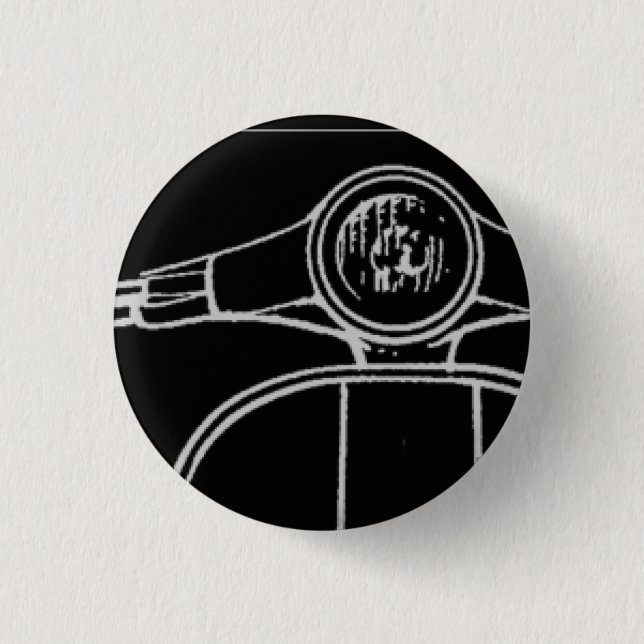 Badge Rond 2,50 Cm bouton d'iScoot (Devant)