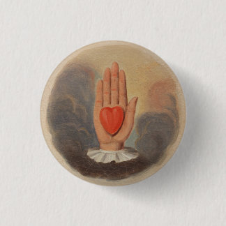 Badge Rond 2,50 Cm Bouton disponible de coeur de camarades impairs