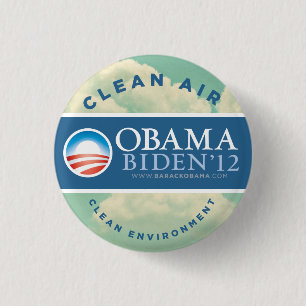 Badge Rond 2,50 Cm Bouton d'Obama 2012