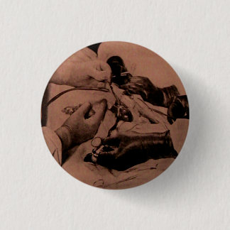 Badge Rond 2,50 Cm Bouton d'opération